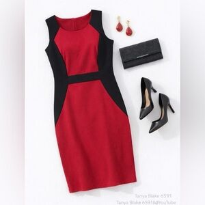 ❤️ Cleo Petite Colorblock Dress – Size 6 (Petite)